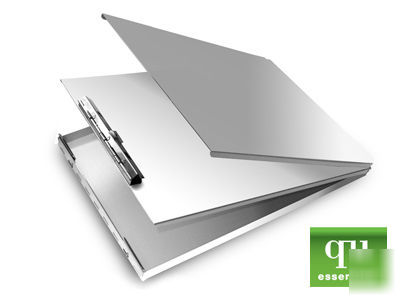Aluminum low-profile form holder & clipboard