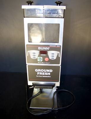 Bunn G9-2T dbc coffee grinder for smart funnel 2 hopper