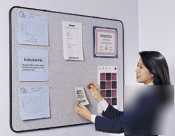 Gemini granite tackboard - gray - 18IN x 24IN