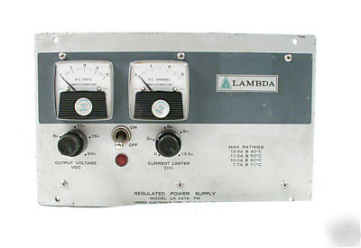 Lambda LK341AFM 0-20V, 0-13.5A dc power supply