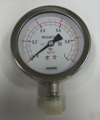 Pressure gauge 0-1 kgf/CM2 3