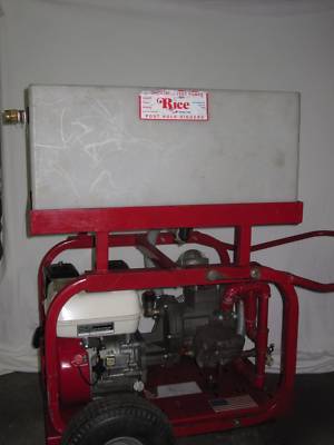 Rice hydrostatic water test pump plumbing sewer ridgid