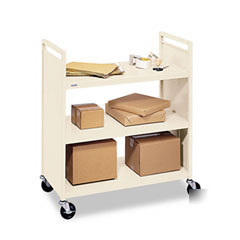 Bretford steel flat threeshelf cart