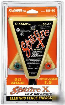 Fi-shock SS10 ac spitfire energizer 10 mile range