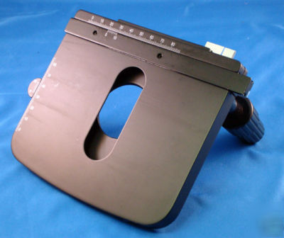 New accu-scope model 3000 microscope mechanical stage - 