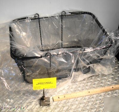 New black wire mesh convenience store shopping baskets