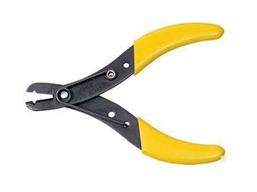 New klein adjustable solid and stranded wire stripper
