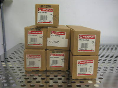 New norgren regulator R73G-3AK-rmg with guage (8 ) 