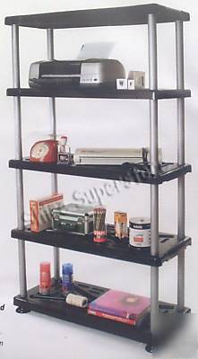 New strong 5 shelf storage shelving racking unit garage