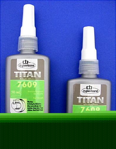 Titan 7609 & 7222 anaerobic adhesive sealer 1 tube each