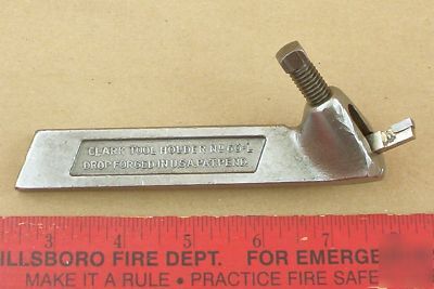 Clark turning lathe tool holder & 1/4