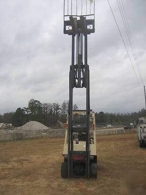 2002 nissan 5000# forklift cushion tires lp powered hd