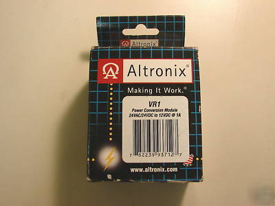 Altronix VR1 24VAC to 12 vdc 1 amp voltage regulator