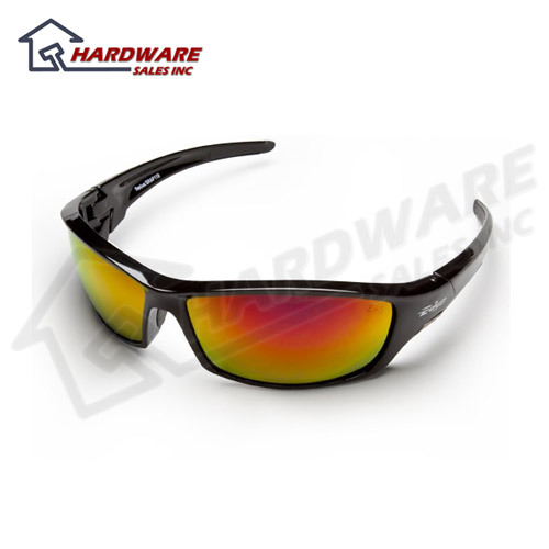 Edge SRAP119 reclus safety glasses with red mirror lens