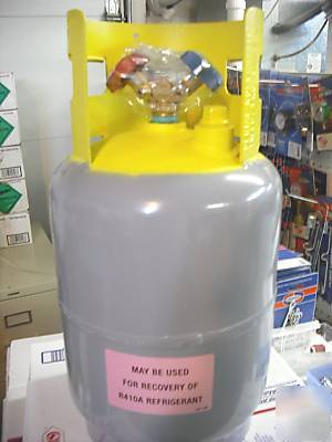 New tank refrigerant recovery * 30 lbs. vapor/liquid 