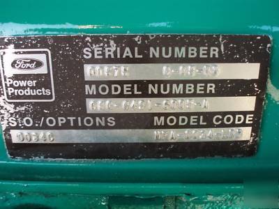 Onan 45KW lpg/ng genset, low hours reconditioned 