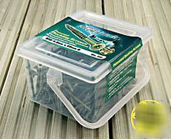 Rapier star decking screws - 1000 x 4.2 x 75MM green 