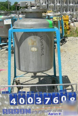 Used- o.g. kelley co. pressure tank, 55 gallon, 304 sta