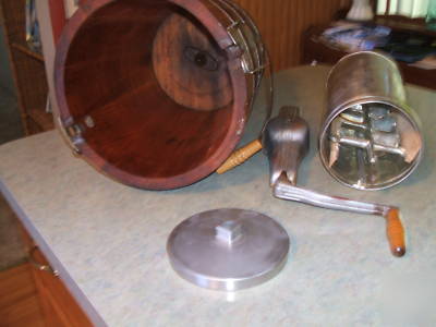 Vintage sears coldspot ice cream maker - complete-nice