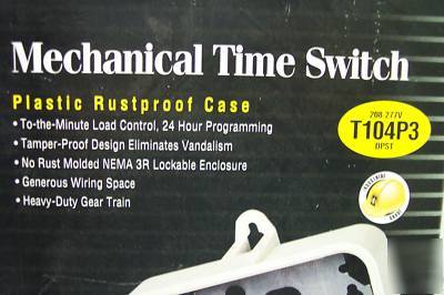  intermatic mechanical time switch 24HR dpst T104