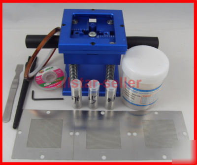 New bga reballing station+3 stencils +solder ball+paste