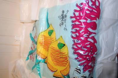 New t shirt shopping bags fish pet store aquarium case 
