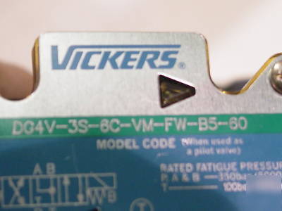 New vickers directional control valve DGV4 w/DG5S body 