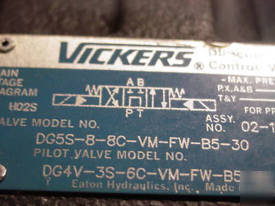 New vickers directional control valve DGV4 w/DG5S body 