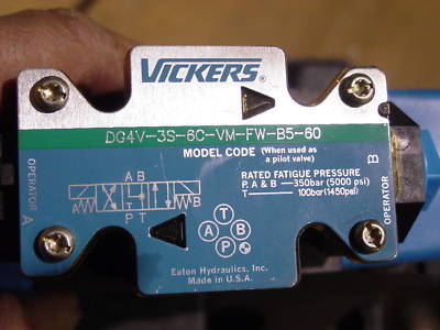 New vickers directional control valve DGV4 w/DG5S body 