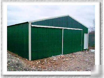 Pole barn 30X50 material list building plan on cd rom 