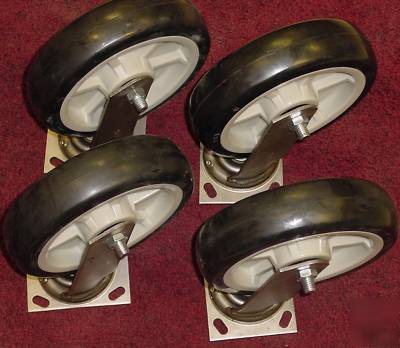 Set of 2 polyurethane patriot wheels 8
