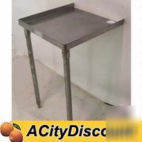 Used commercial addon clean side drain board dish table