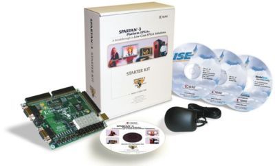 Xilinx fpga spartan-3 starter kit