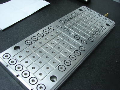 Aluminum vacuum plate or subplate --- good deal 