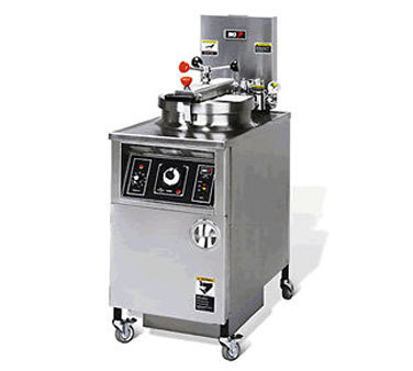 Bki electric pressure fryer 48 lb & filter system lpf-f