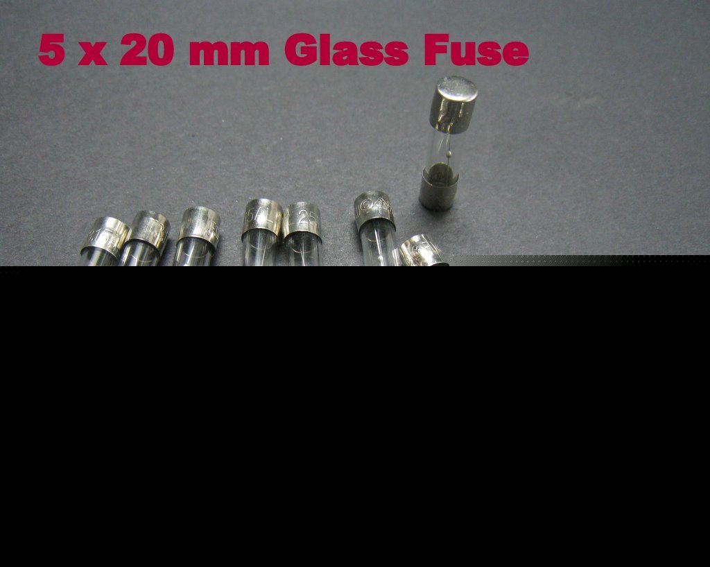 3.15 amp slo-blo 250V 5 x 20MM glass fuses x 10 pcs