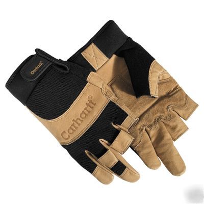 Carhartt large A254 work dexterity glove gel pad palm