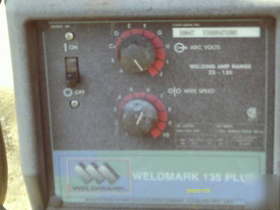 Lincoln weldmark 135 plus mig welder