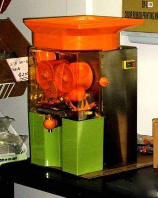 New orange juice machine - commercial quality units