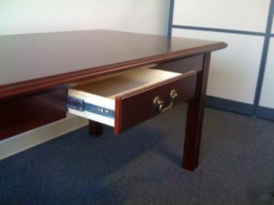 New traditional mahogany table desk, conference table 