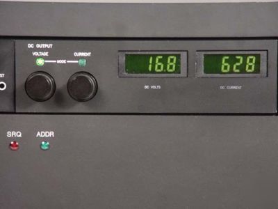 Sorensen 0-16V@0-625A variable dc power supply w/ gp-ib