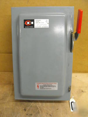 Cutler-hammer heavy duty safety switch box 10 hp, sph.