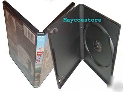 25 standard size dvd case box 14MM single 1 disc insert