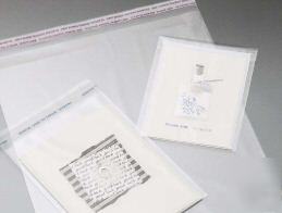 500 - 10X13 clear lip-n-tape self-sealing bags 10 x 13