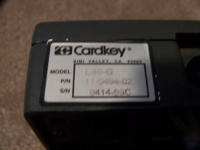 Cardkey L40-g card key swipe card reader jci lot