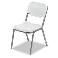 Iceberg rough n ready stacking chairs with steel tubin