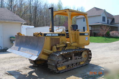 John deere 450G dozer with root rake- no 