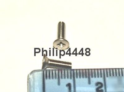 M3 x 10 20PK A2 machine screw countersunk pozi drive