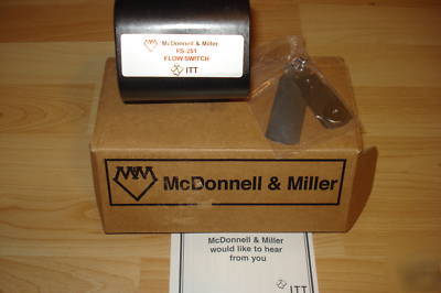 Mcdonnell and miller liquid flow switch fs-251 1