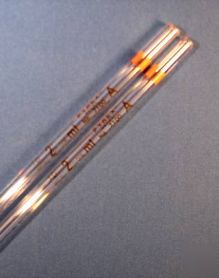 Pyrex glass volumetric pipets class a orange 2ML (2)